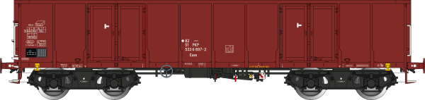 Albert Modell 532015 - Offener Güterwagen Eaos der PKP